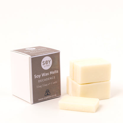 Sojawas smelt blokjes Decadence – Vanillia en Ylang Ylang. 80 uur
